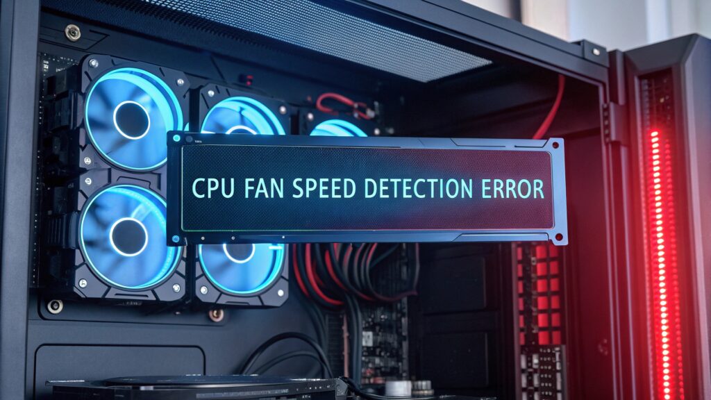 cpu fan speed detection error​
