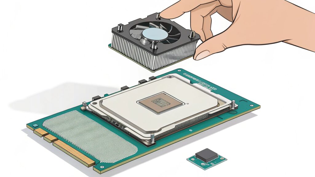 how much cooling paste on cpu